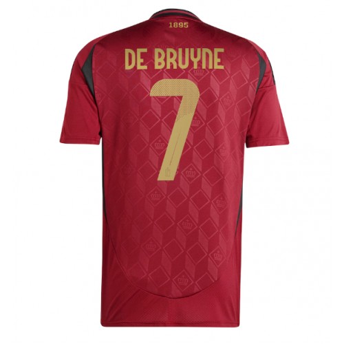 Pánský Fotbalový dres Belgie Kevin De Bruyne #7 ME 2024 Domácí Krátký Rukáv